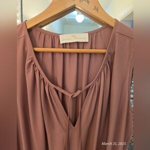 Mauve Sleeveless Top by Amanda Uprichard